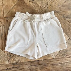Olivia Kay High Waist Beige Girl's Shorts Medium (8)